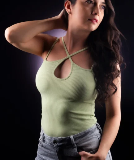 Blusa doble tiras cruzadas