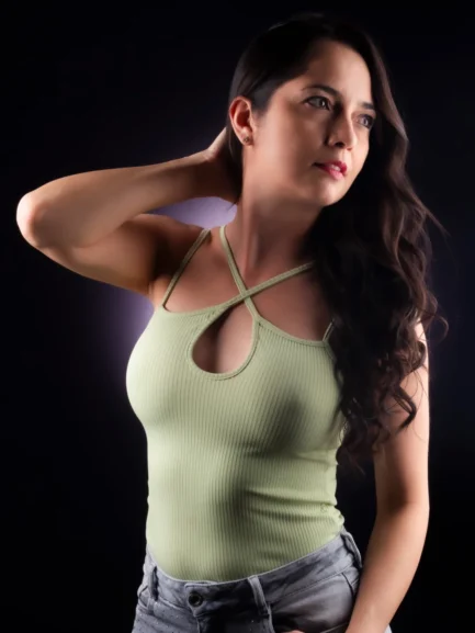 Blusa doble tiras cruzadas